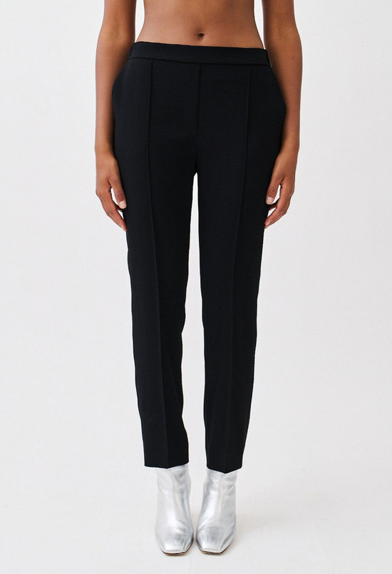 wingate collection penelope black pants on female model front